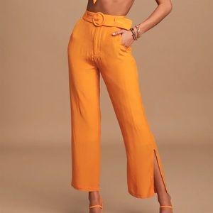 NWT REVOLVE Capulet Lulu’s Celina belted wide leg S